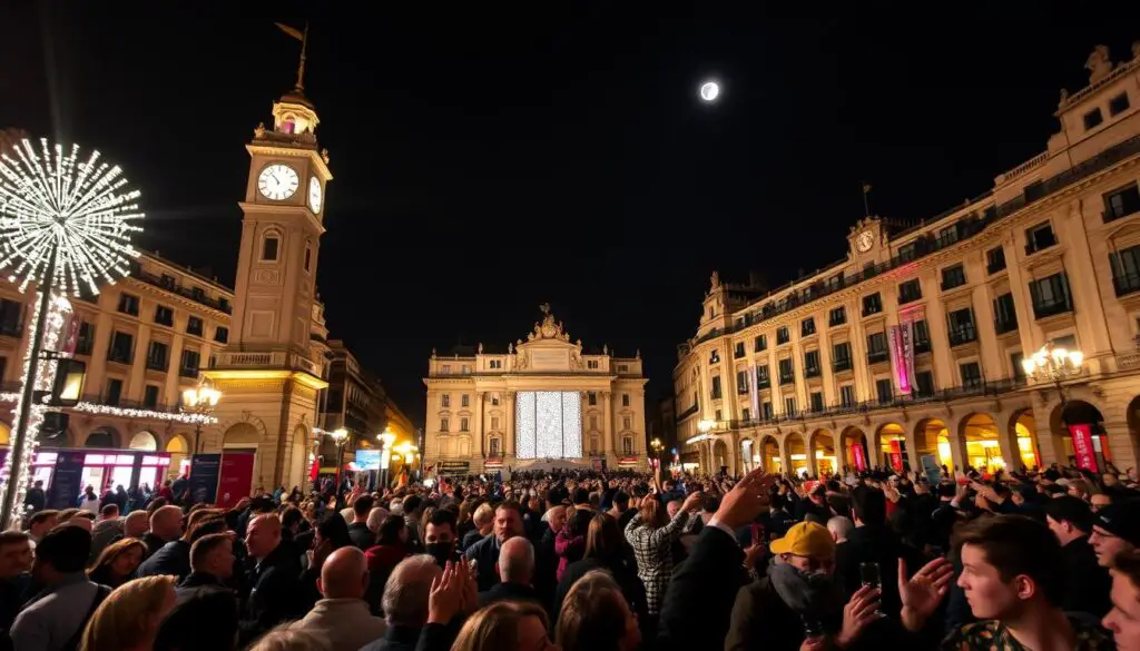 Puerta del Sol ano novo