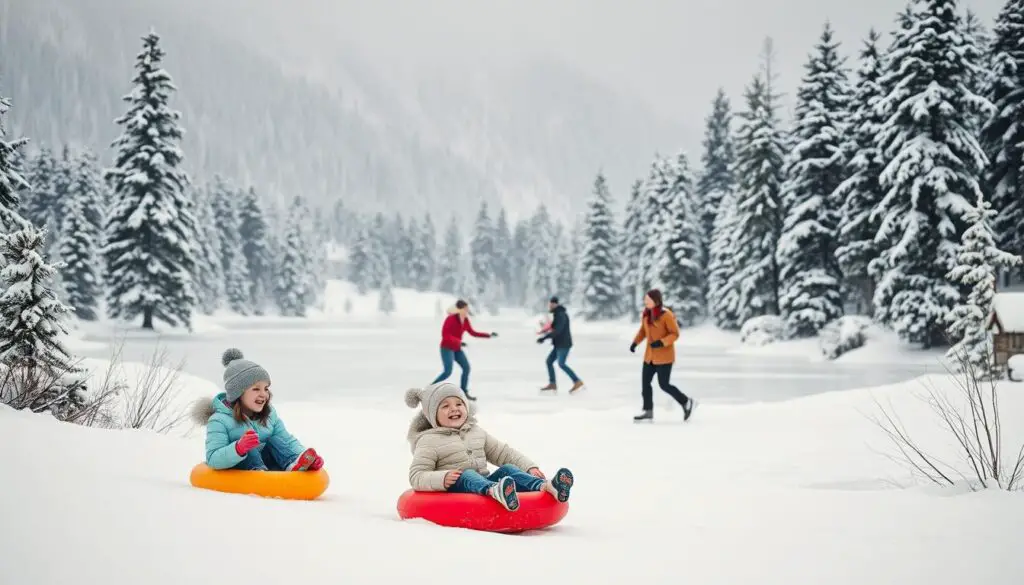 atividades de inverno para famílias