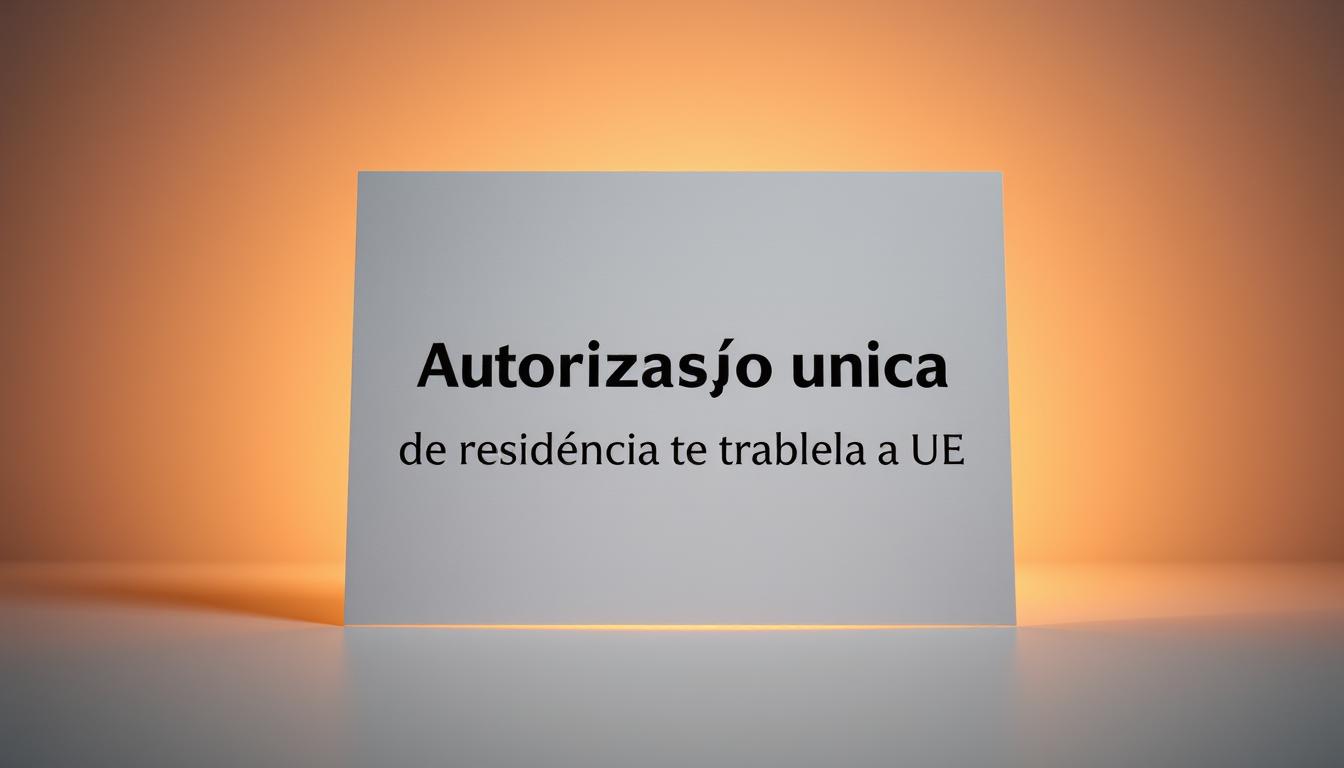 autorização única de residência e trabalho na UE (2026)