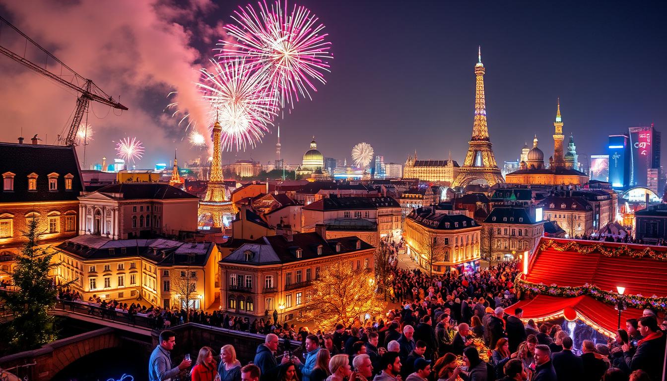 melhores cidades da Europa para celebrar o Ano Novo