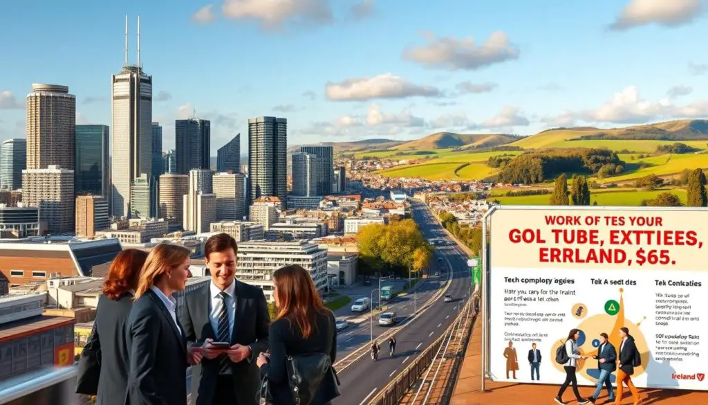 oportunidades de emprego e salários competitivos na Irlanda