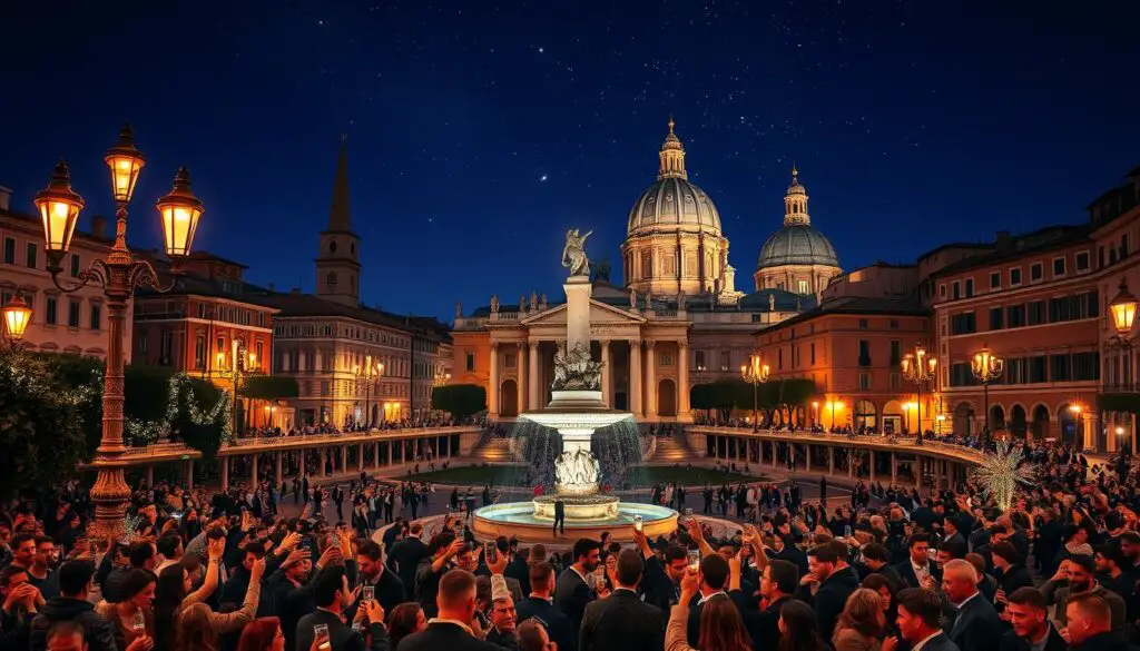 programação véspera ano novo Roma