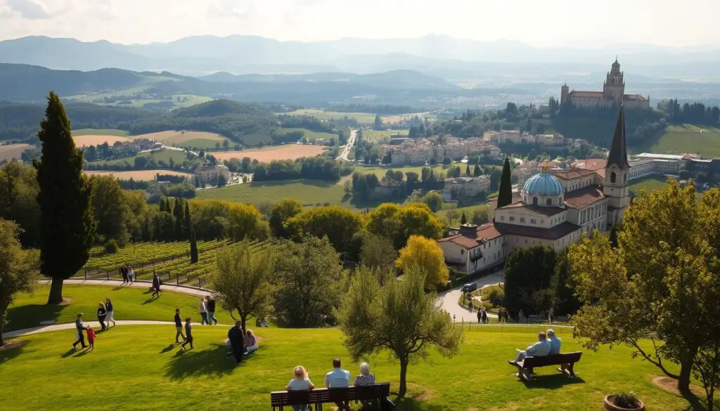 qualidade de vida e saúde na Itália