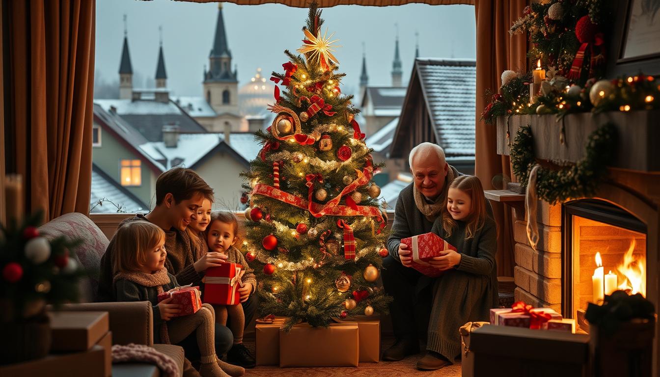 tradições de Natal em família na Europa
