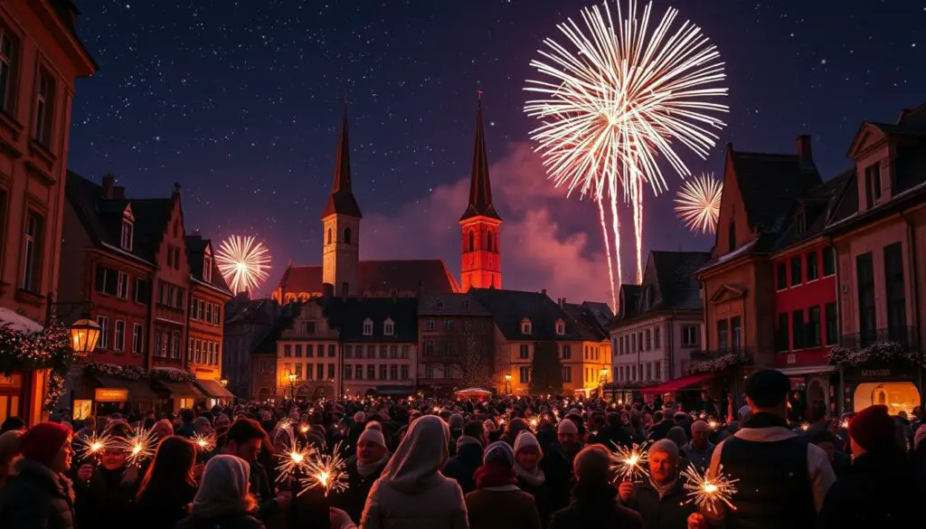 tradições de ano novo europeu