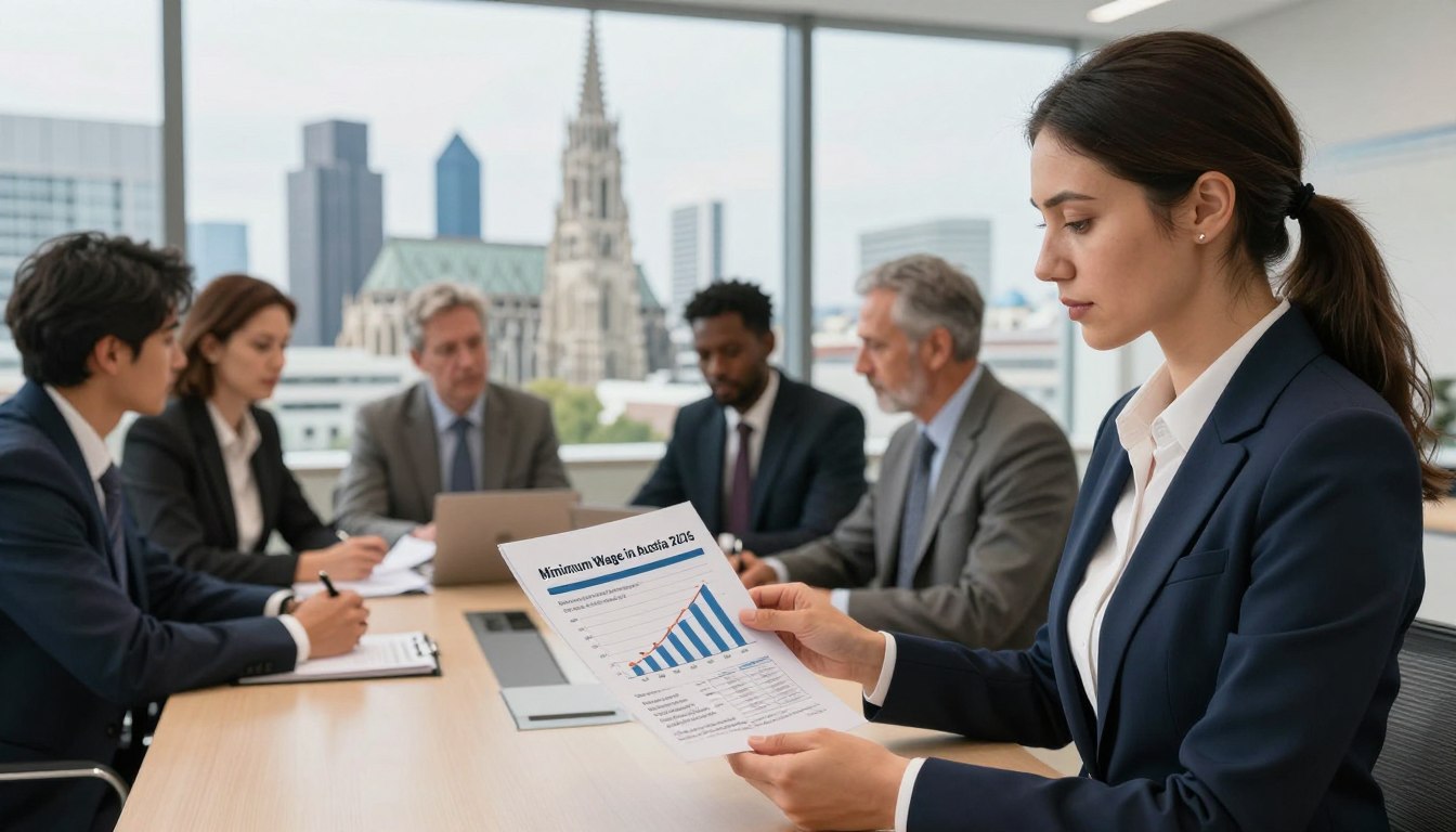 salário mínimo na Áustria 2026