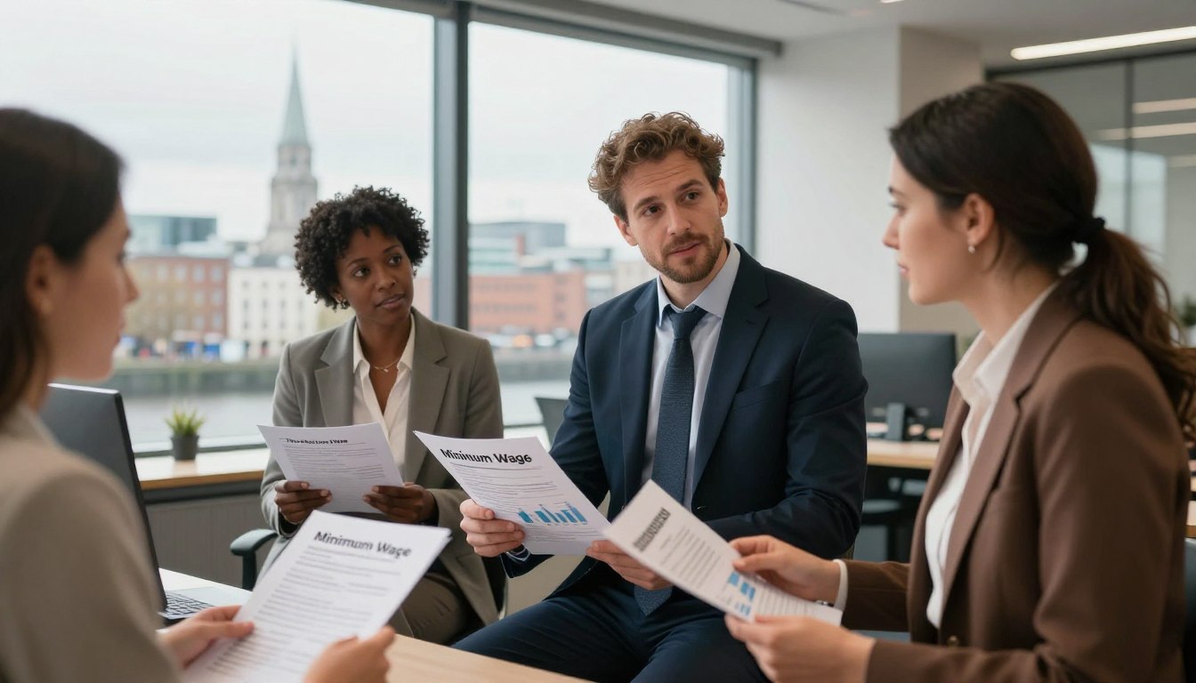 salário mínimo na Irlanda 2026