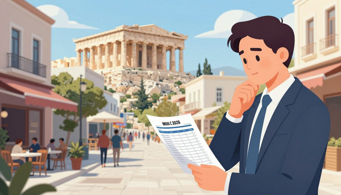 salário mínimo Grécia 2026