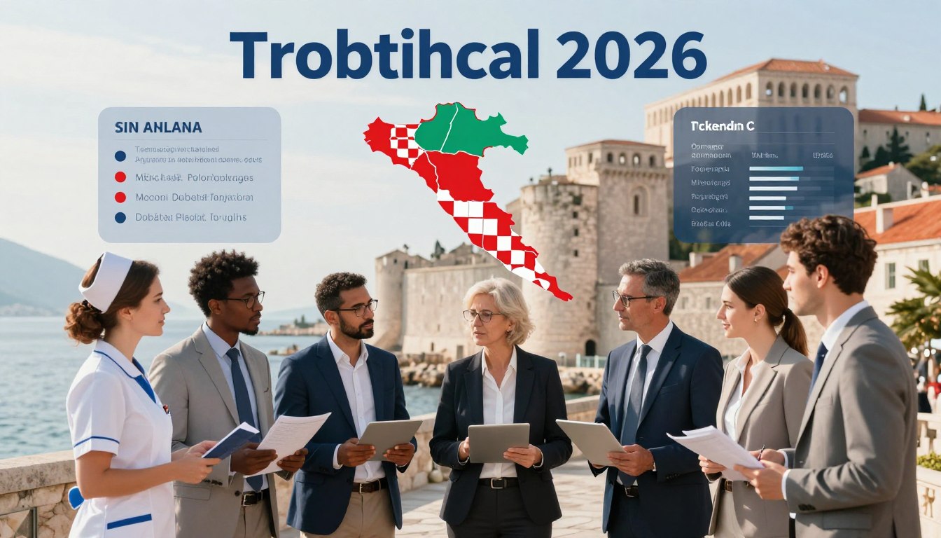 profissões em falta na Croácia em 2026